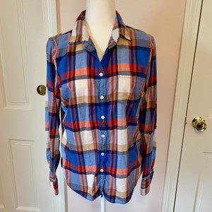 Plaid cotton tartan shirt by J Crew